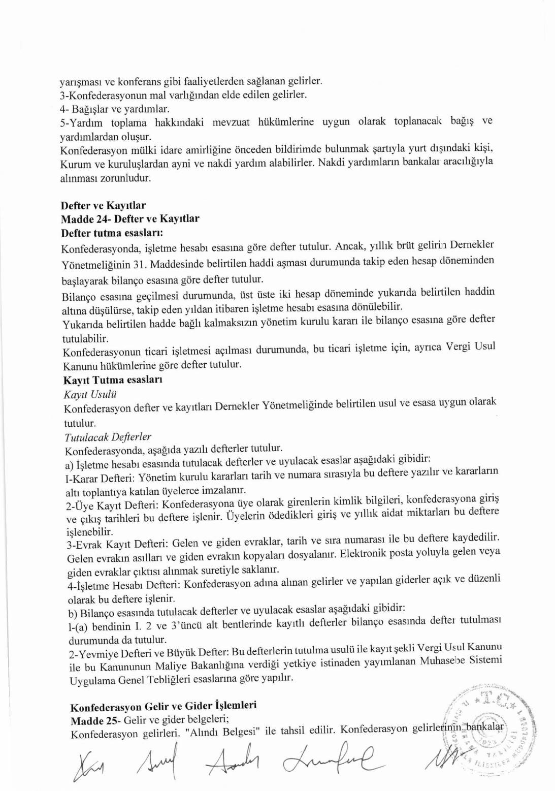 GÜMKON Tüzüğü Sayfa 9