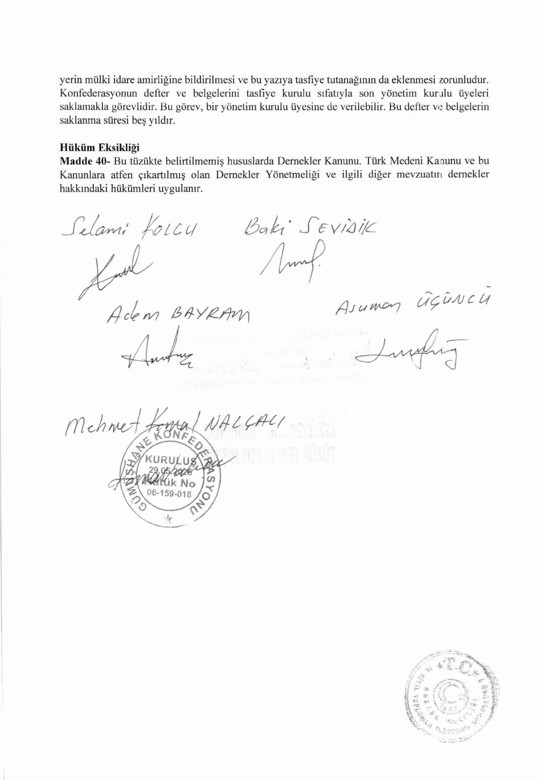 GÜMKON Tüzüğü Sayfa 13